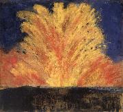 James Ensor Fireworks oil